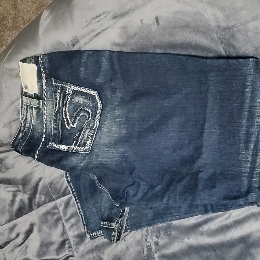 Bootcut Silver Jeans